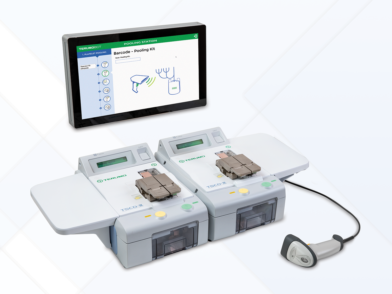 TSCD System Integration with Blood Processing Equipment